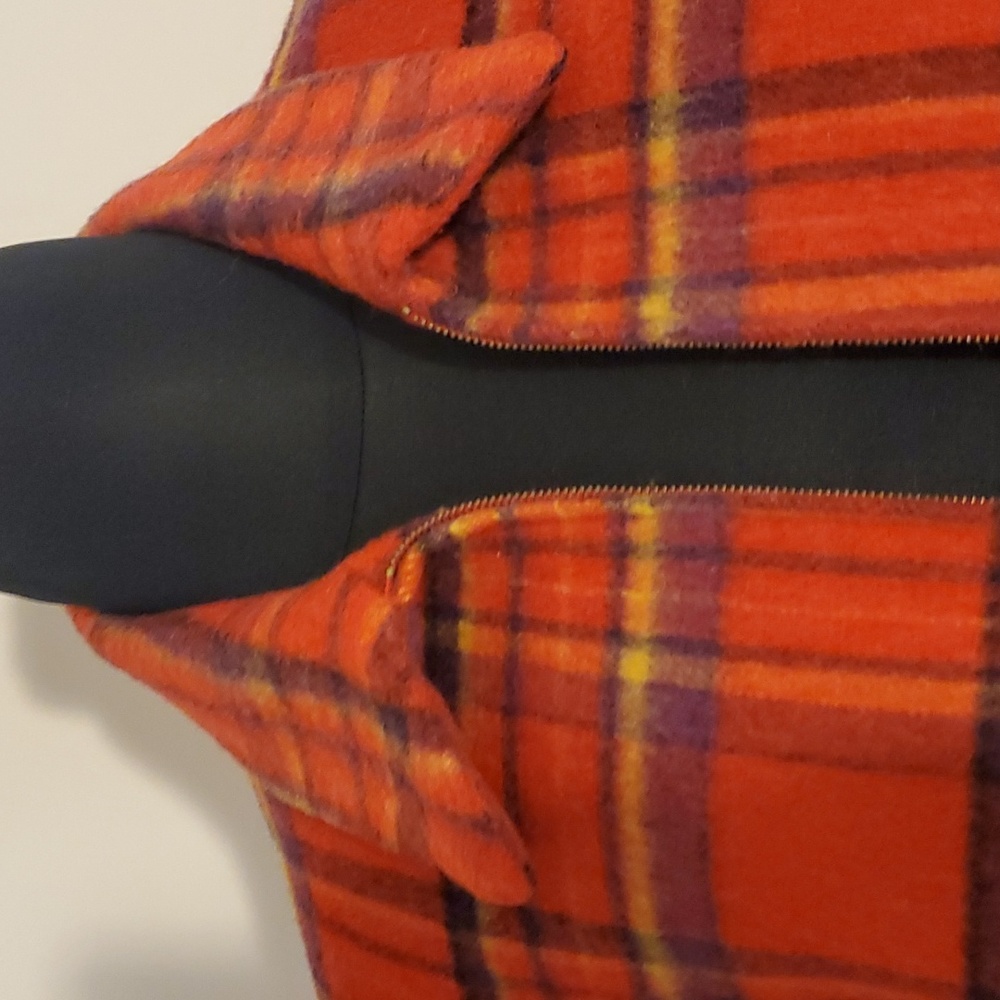 Plaid Wool Jacket - image 5